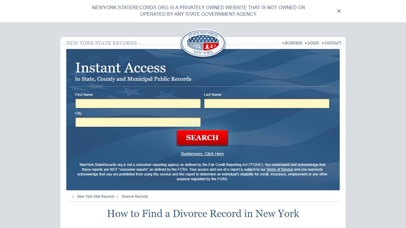 How to Find a Divorce Record in New York